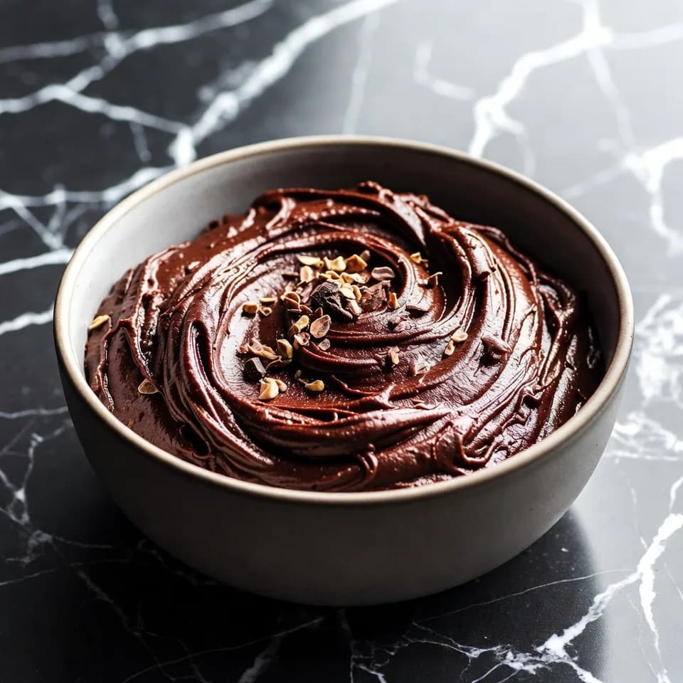 Chokladig brownie-smet med protein